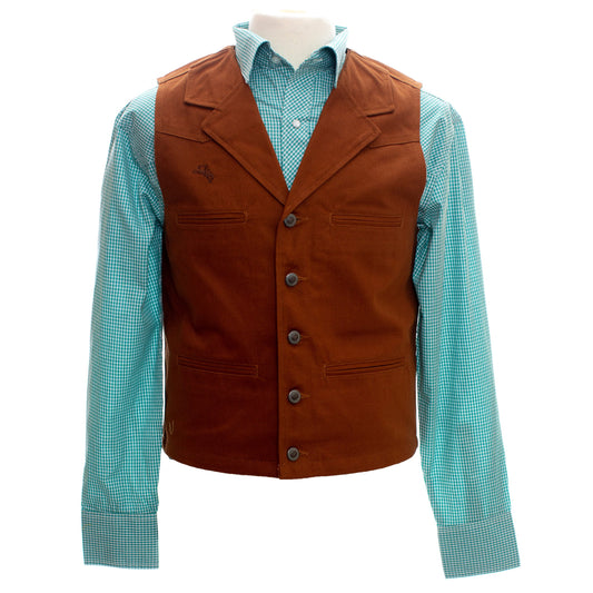 Bronco Vest Cinnamon Front