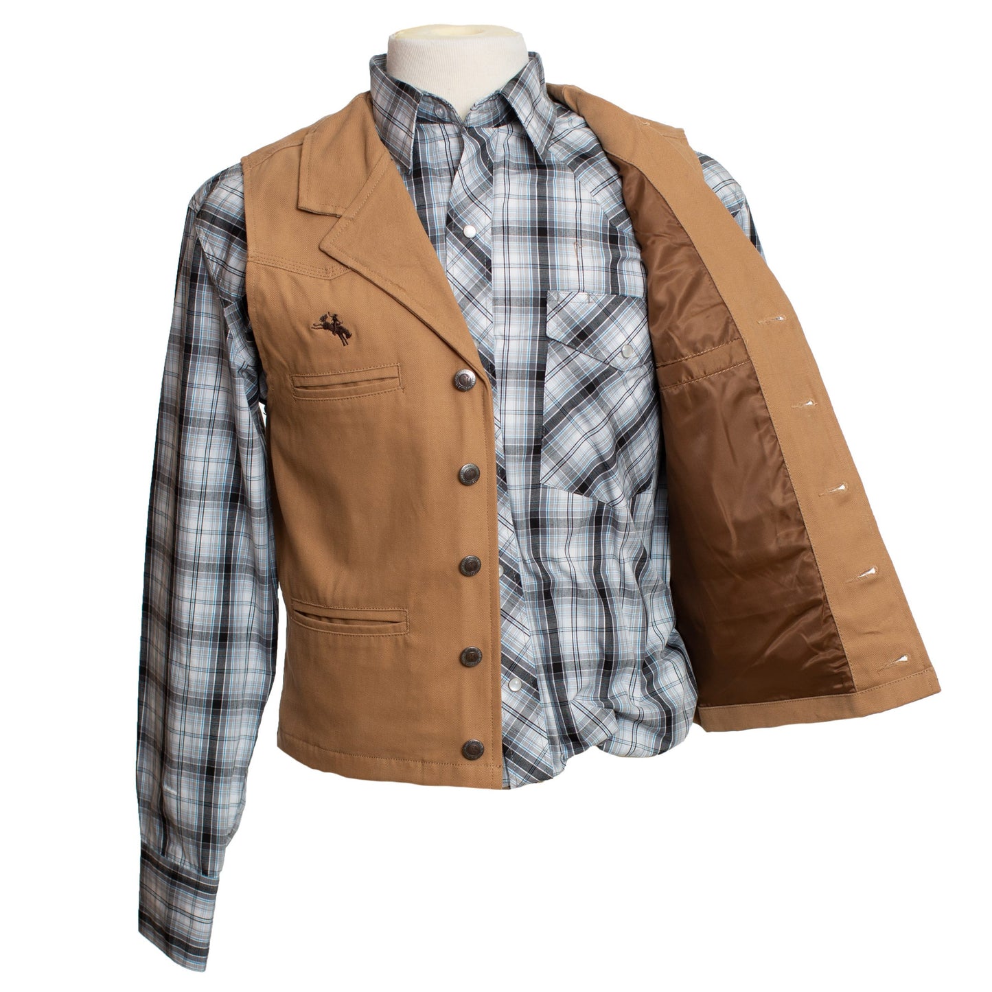 Bronco Vest Tan Inside copy