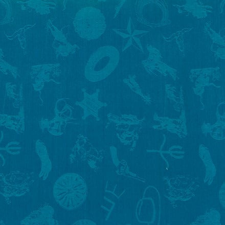 Cowboy Logo Aqua