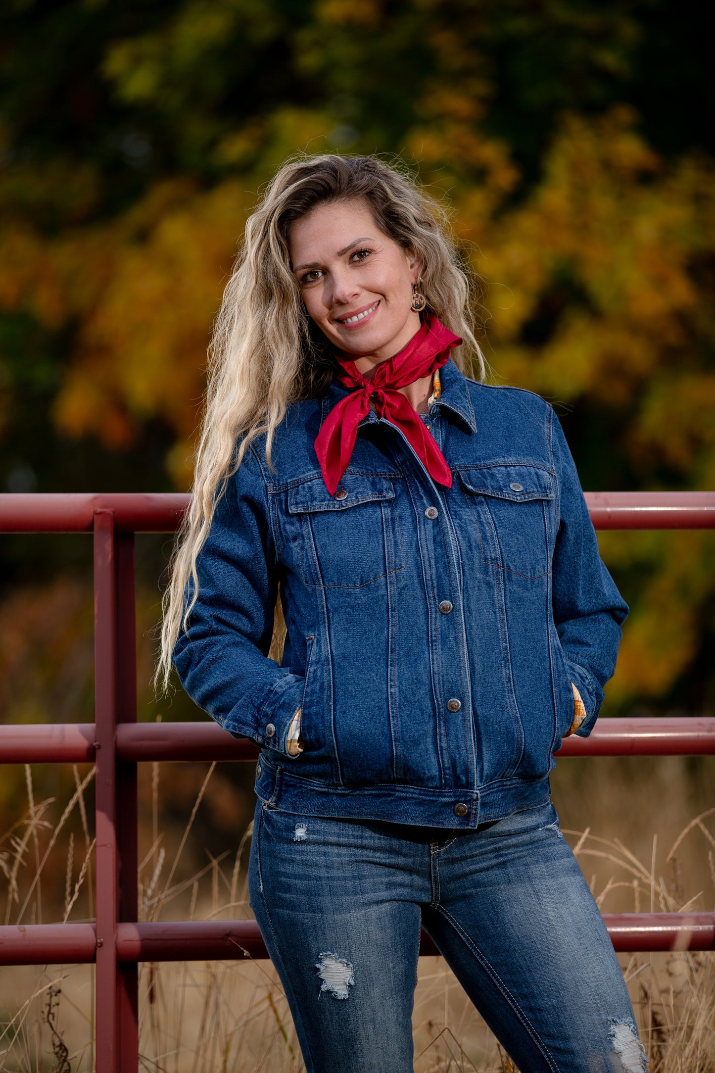 Women's Denim Concealed Carry Jacket