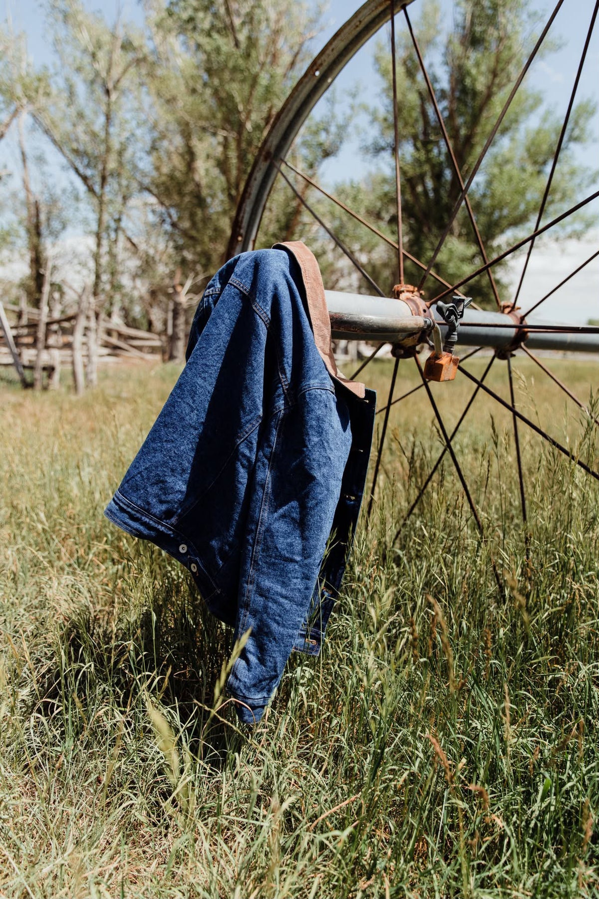 Women's Denim Sherpa Lined Jacket
