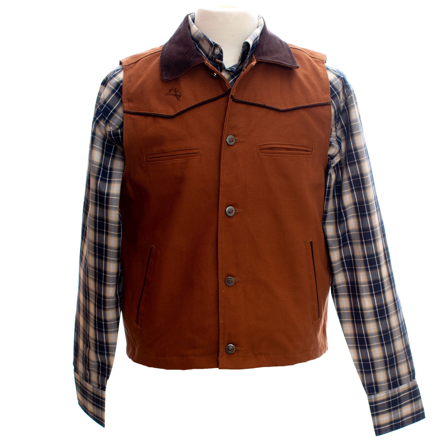Sheridan Vest Cinnamon Front
