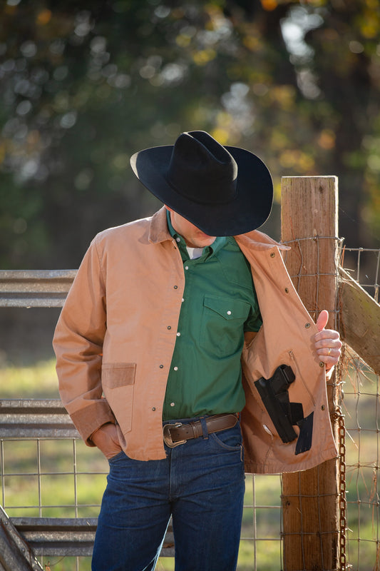 Brush Jacket Inside Tan