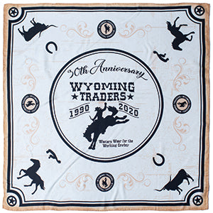 Wyoming Traders 30th Anniversary Silk Wild Rags