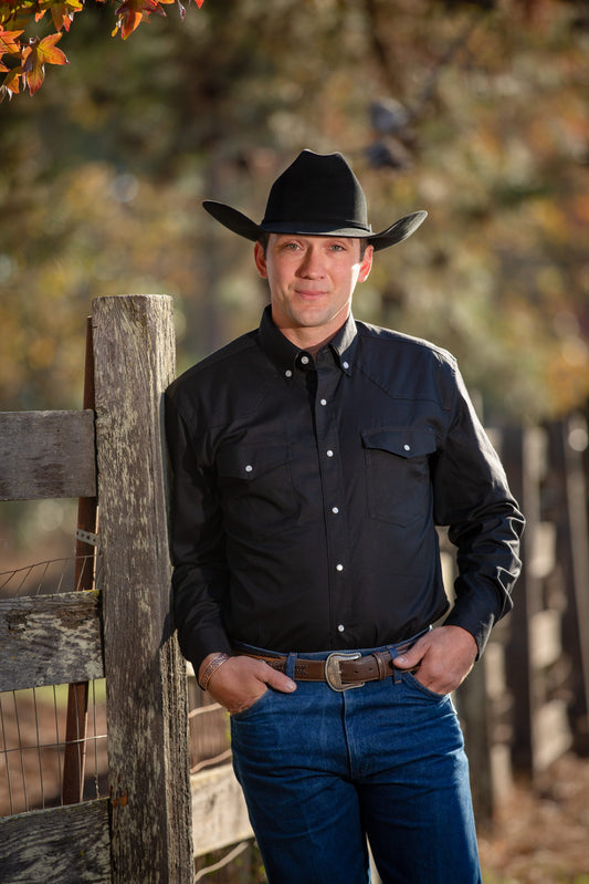 Oxford Cotton Pearl Snaps