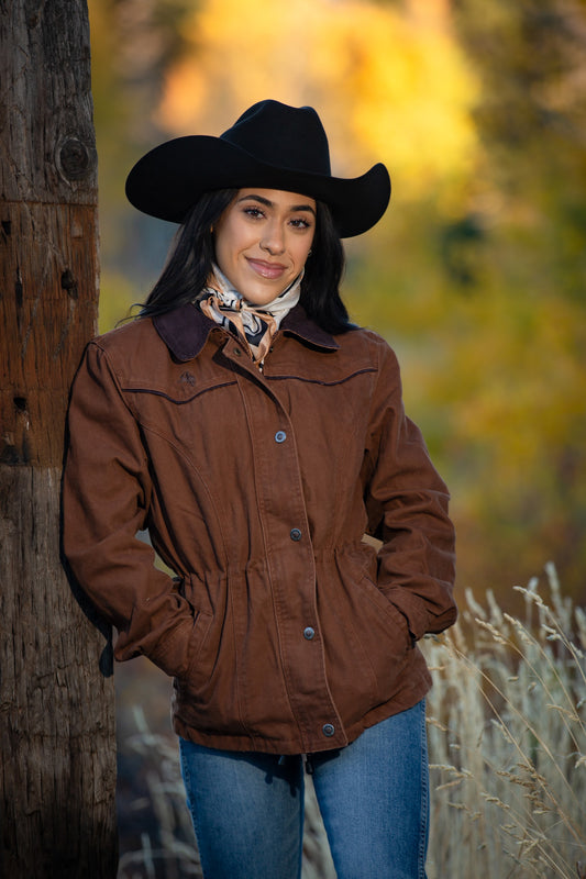 Shoshone Canvas Jacket Chocolate