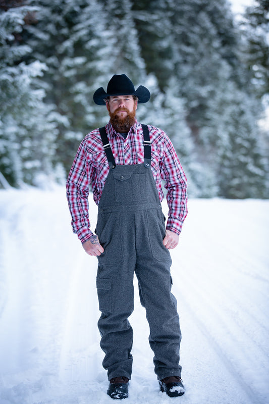 Wool Bibs Charcoal