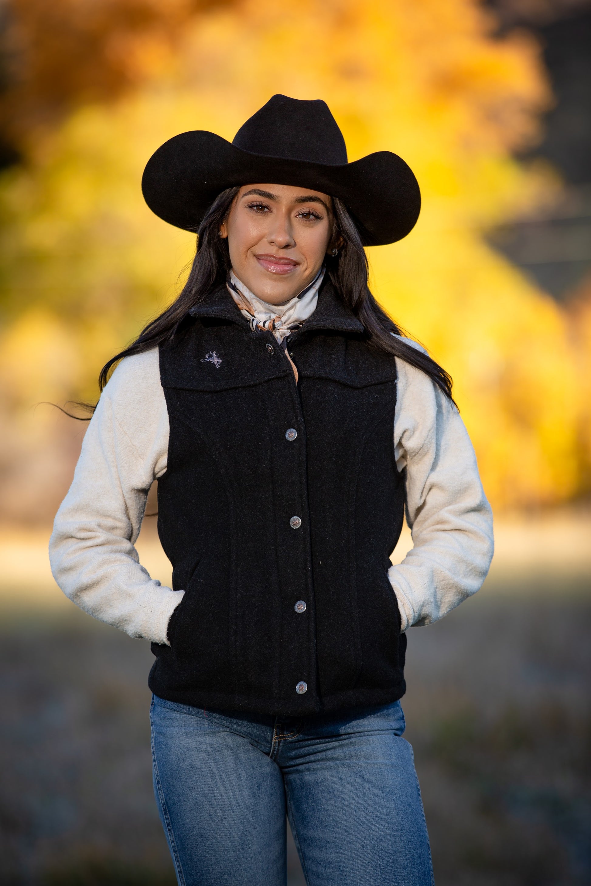 Montana Wool Vest Black 1