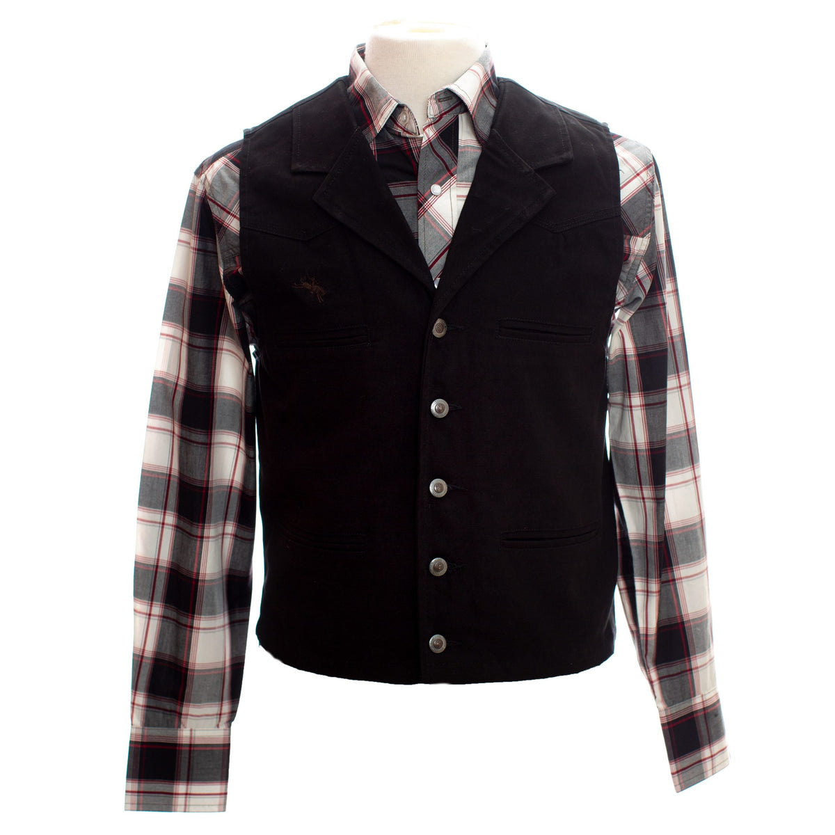 Bronco Vest Black Front