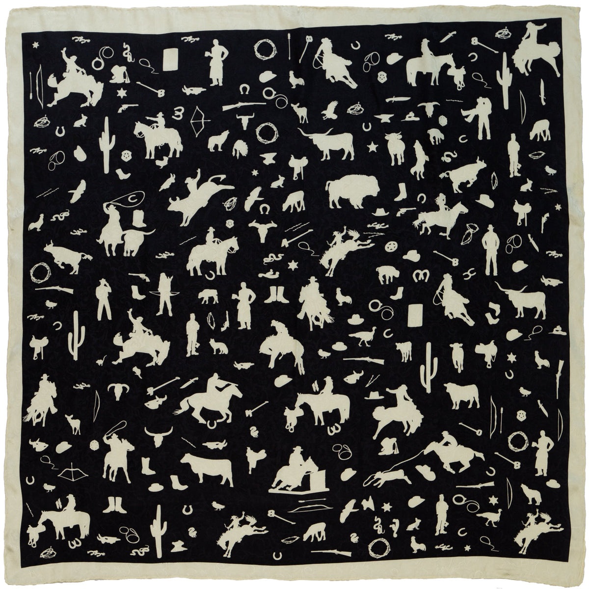 Cowboy Silhouette Wild Rag
