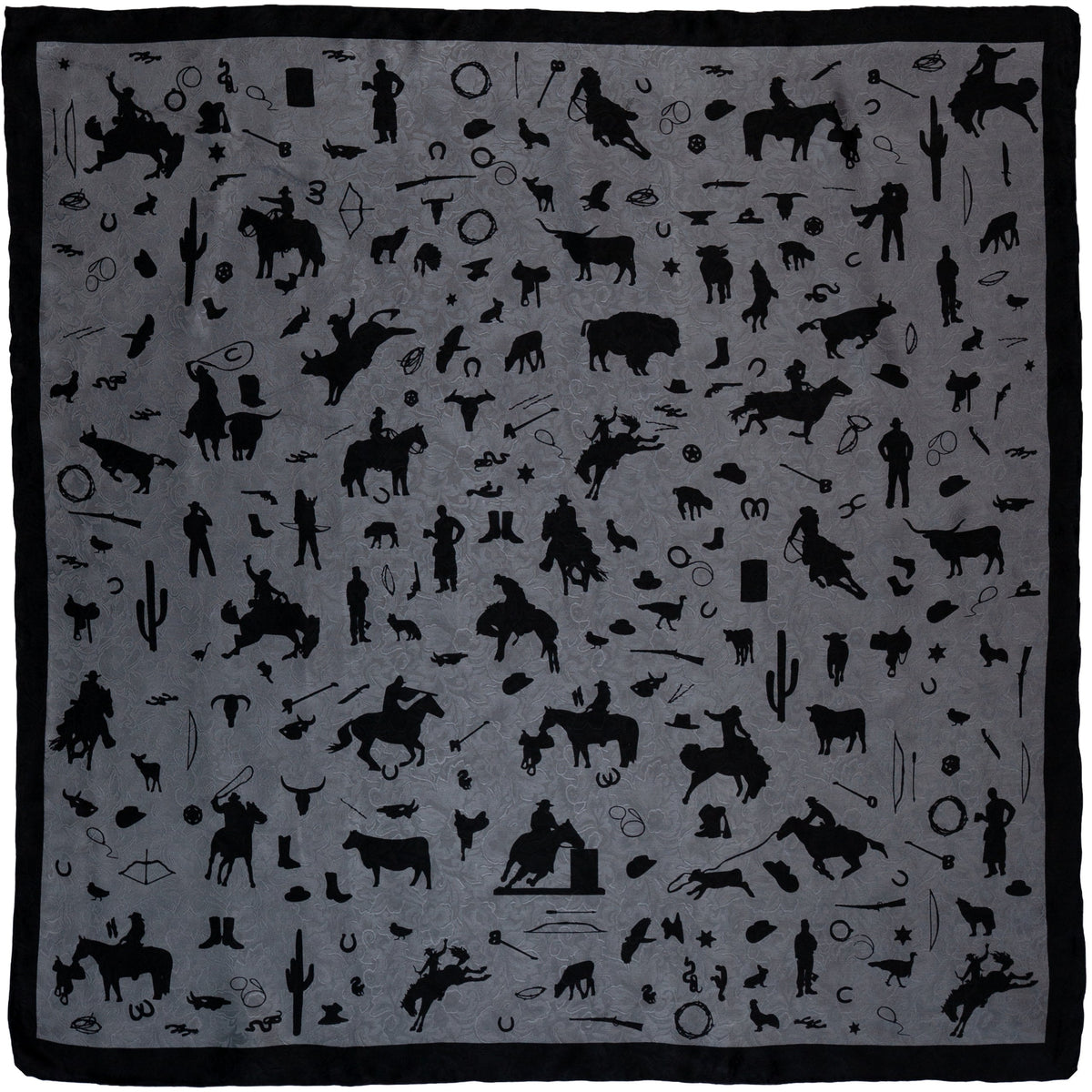 Cowboy Silhouette Wild Rag
