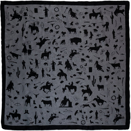 Cowboy Silhouette Wild Rag