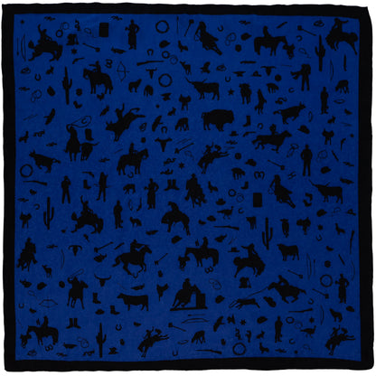 Cowboy Silhouette Wild Rag