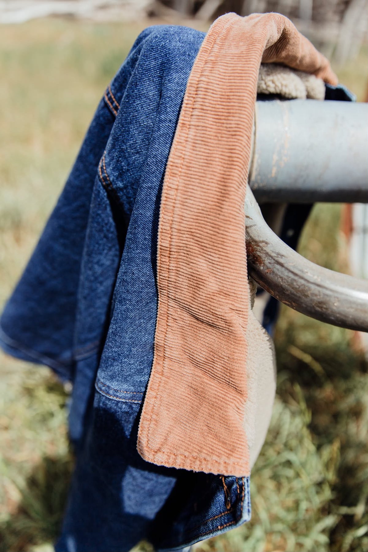 Women's Denim Sherpa Lined Jacket