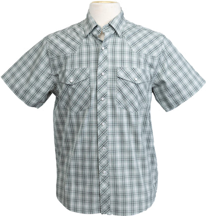 Men's Western Print Short Sleeve Shirt