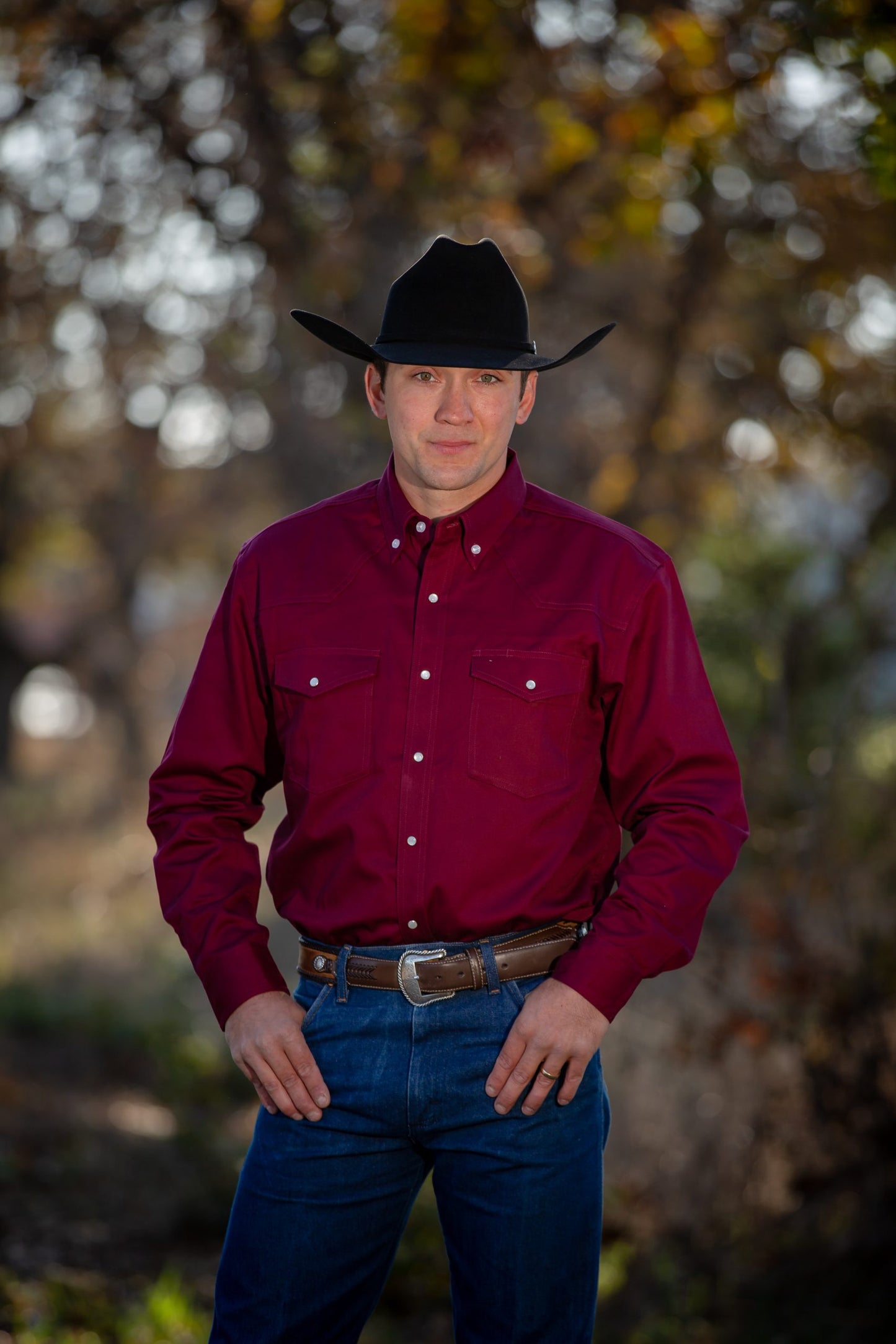Barn Red Twill Shirt1