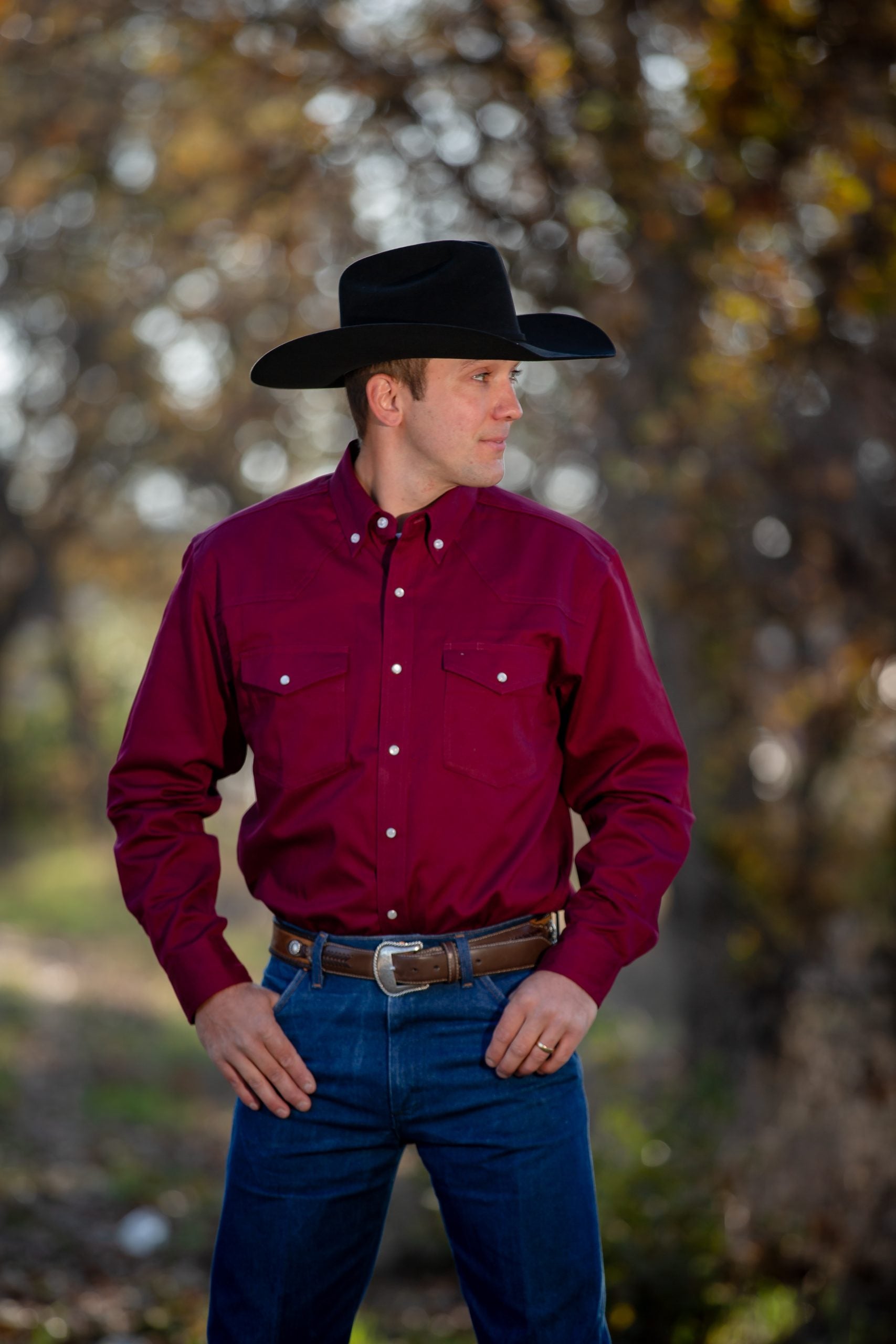 Barn Red Twill Shirt2