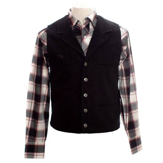Bronco Vest Black Front