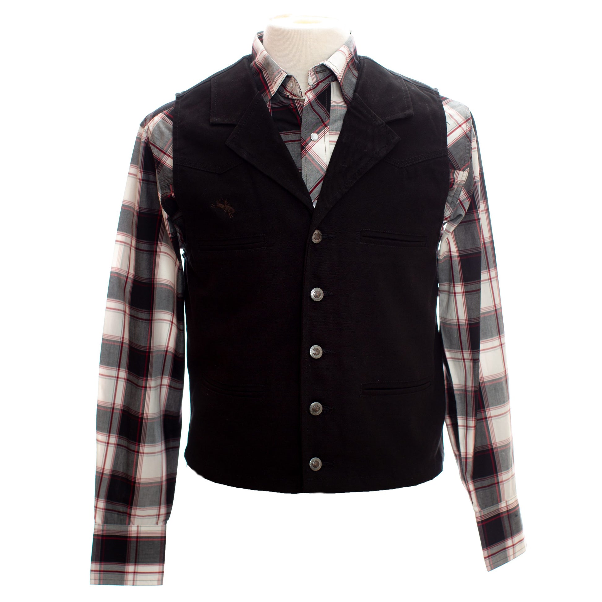 Bronco Vest Black Front