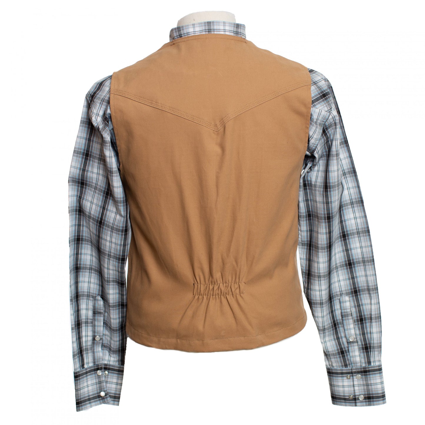 Bronco Vest Tan Back copy