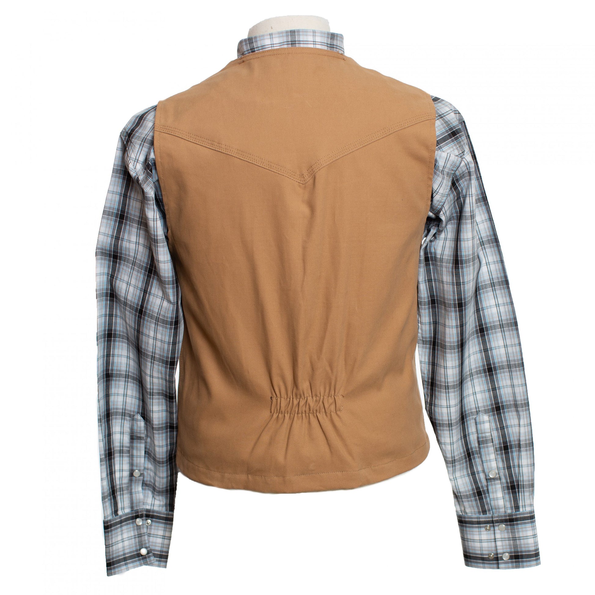 Bronco Vest Tan Back copy