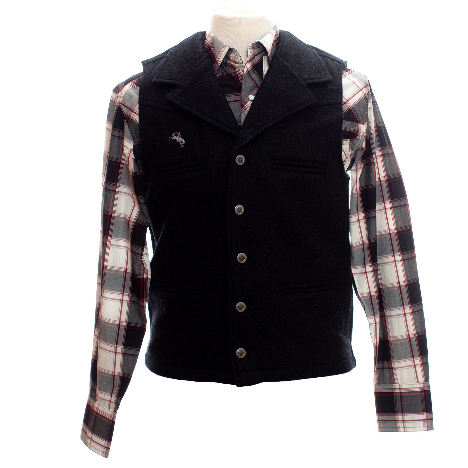 Buckaroo Vest Black Front