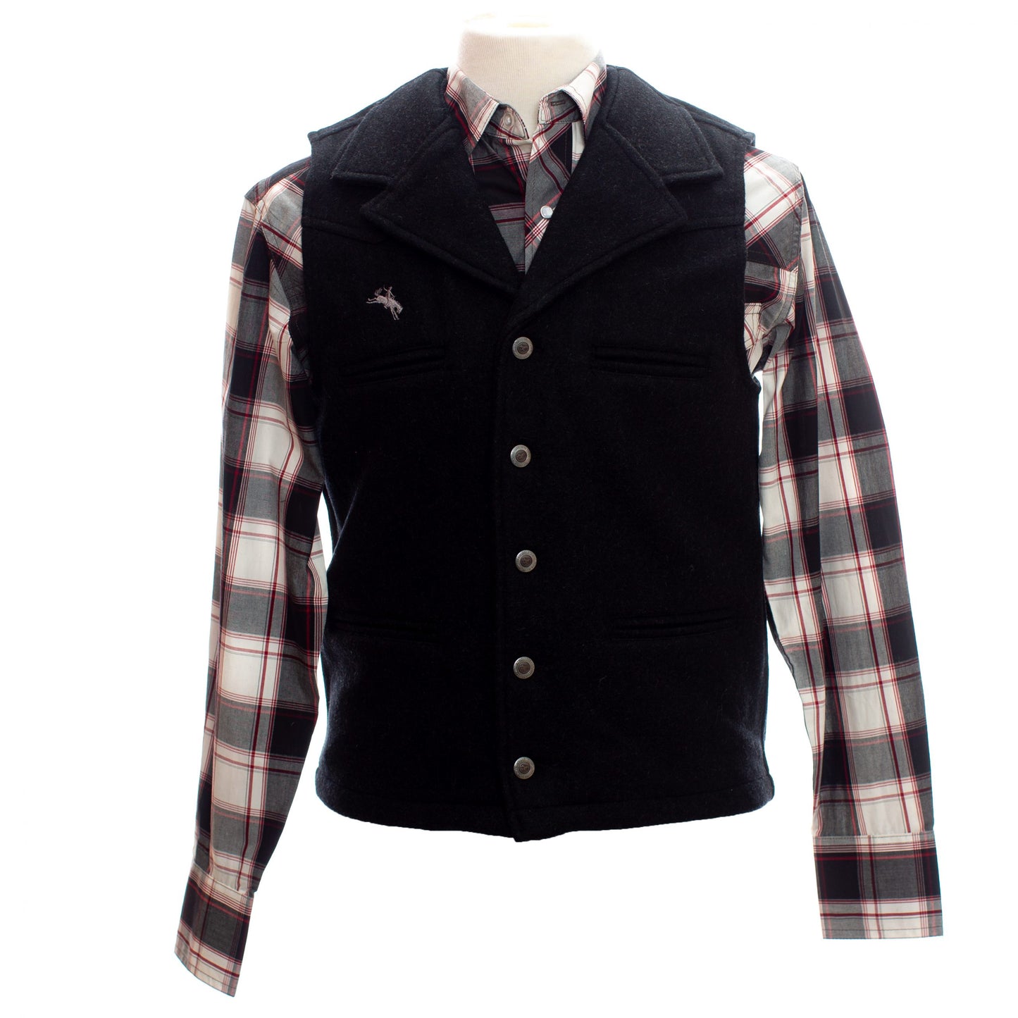 Buckaroo Vest Black Front