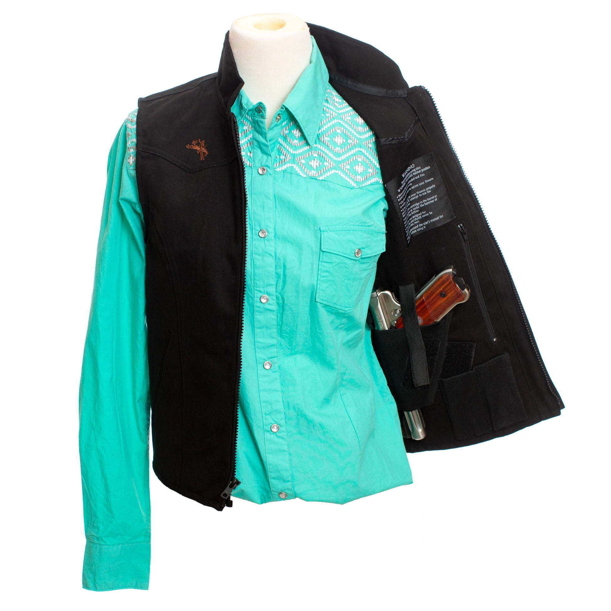 Calamity CC Vest Black Inside