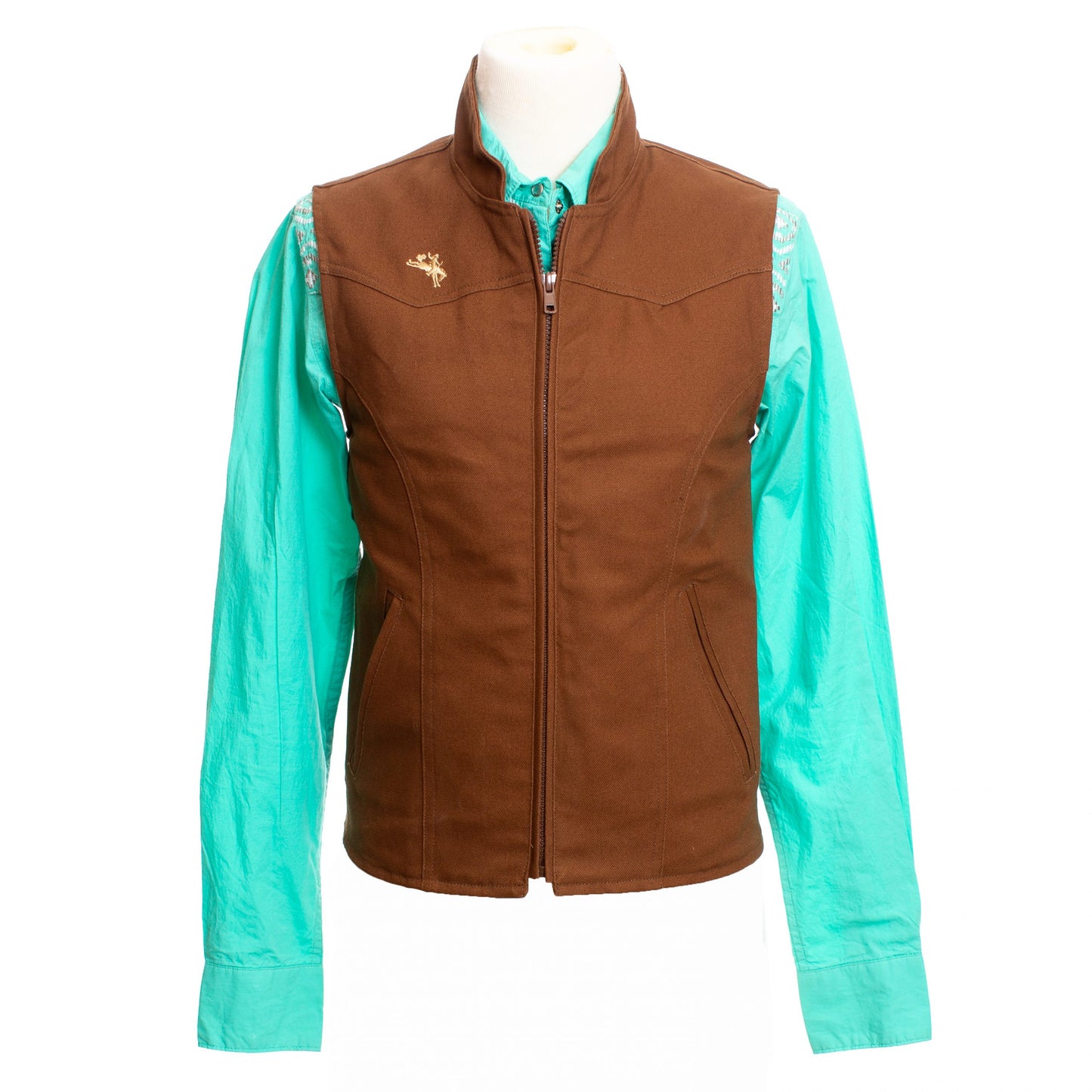 Calamity CC Vest Chocolate Front