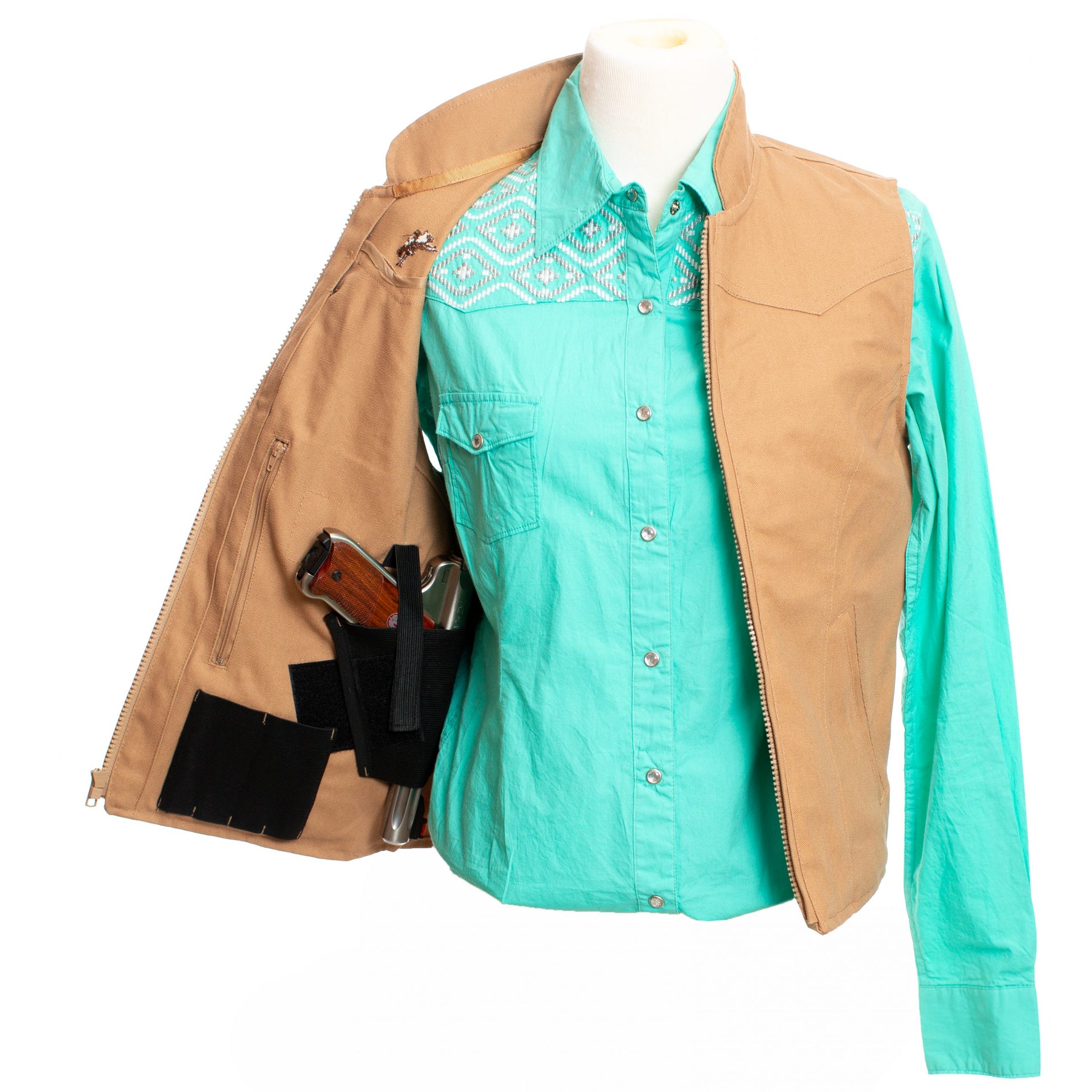 Calamity CC Vest Tan Inside