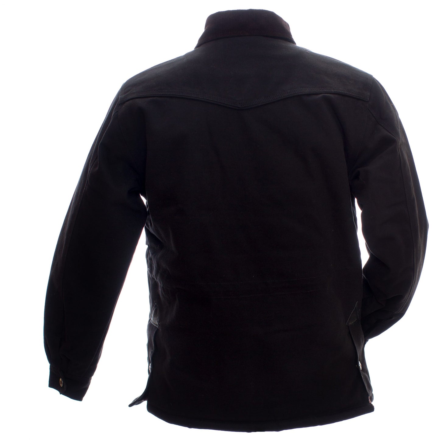 Canvas Ranch Coat Black Back