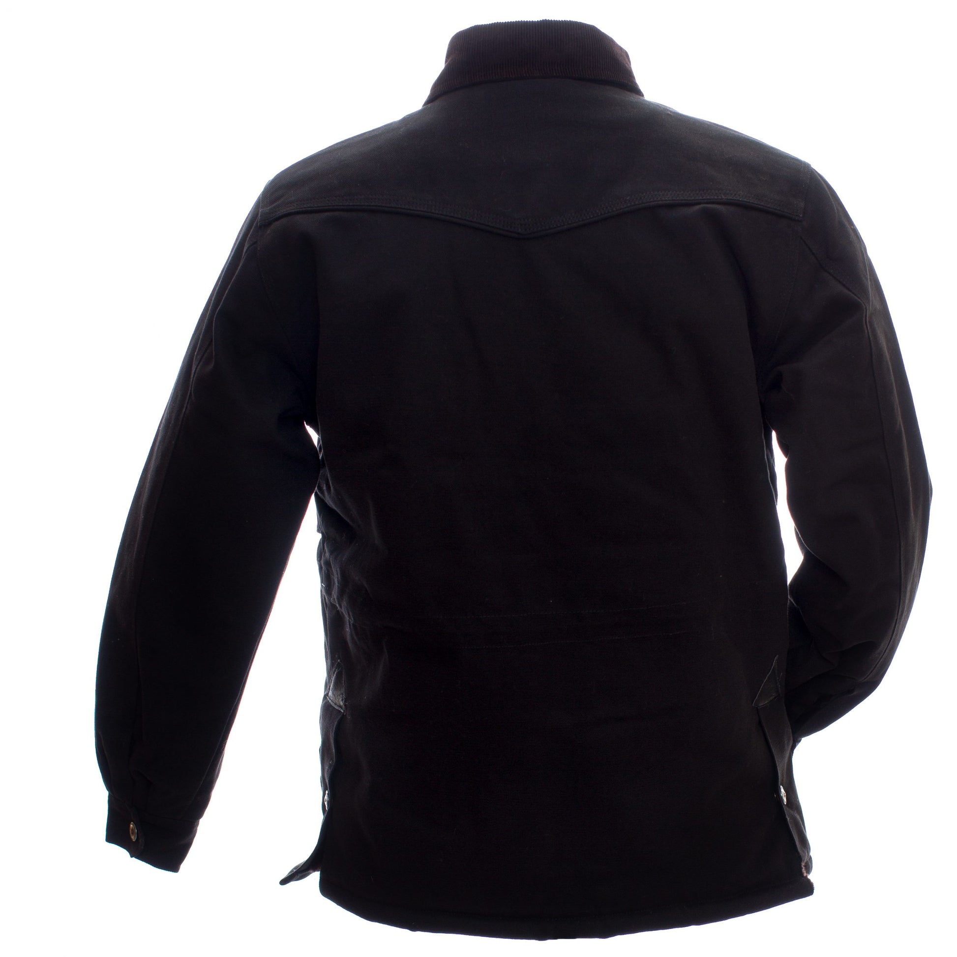 Canvas Ranch Coat Black Back
