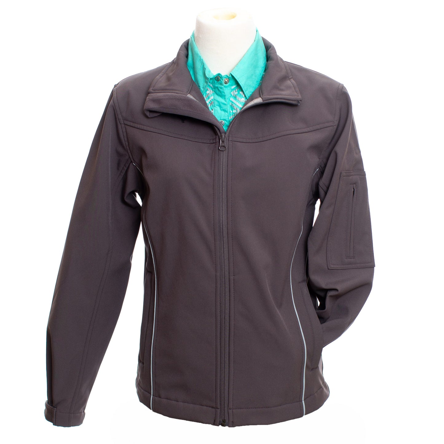 Cheyenne Jacket Charcoal Front
