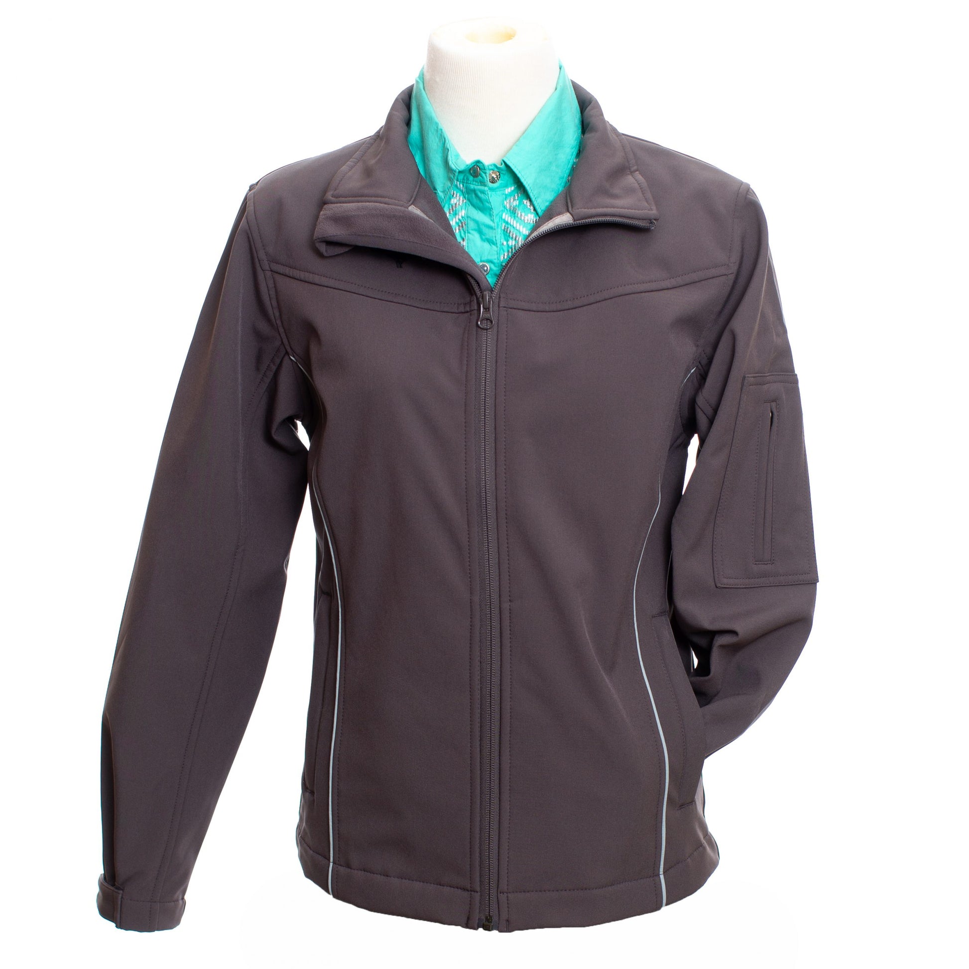 Cheyenne Jacket Charcoal Front