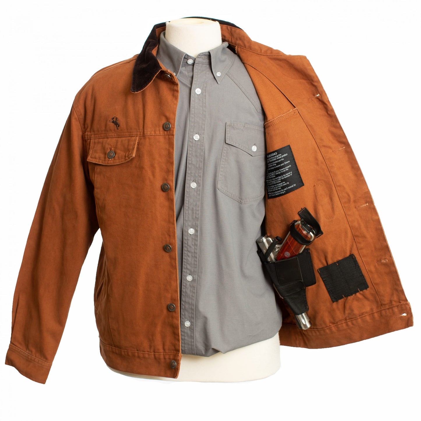 Chisum CC Jacket Cinnamon Inside