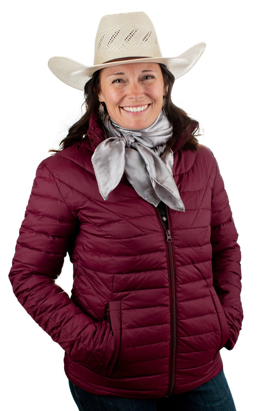 Women's Stormy Down Plum Coat
