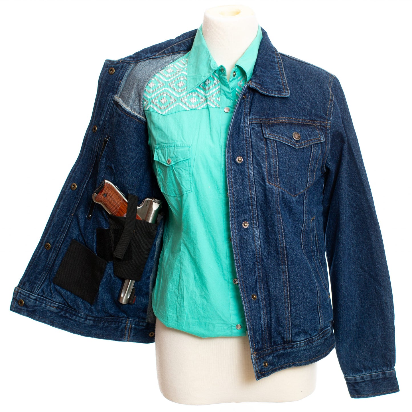 Denim CC Jacket Inside