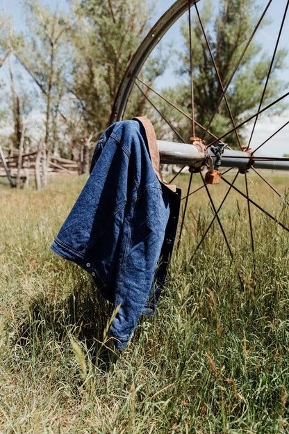 Women's Denim Sherpa Lined Jacket