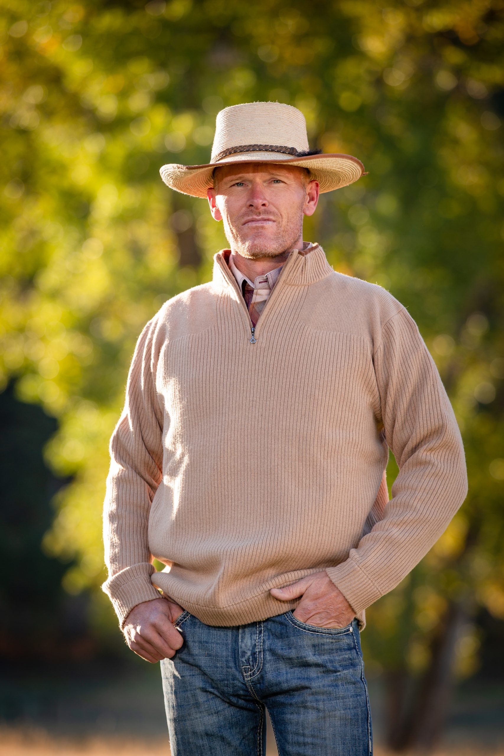 Merino Wool Sweater Tan2