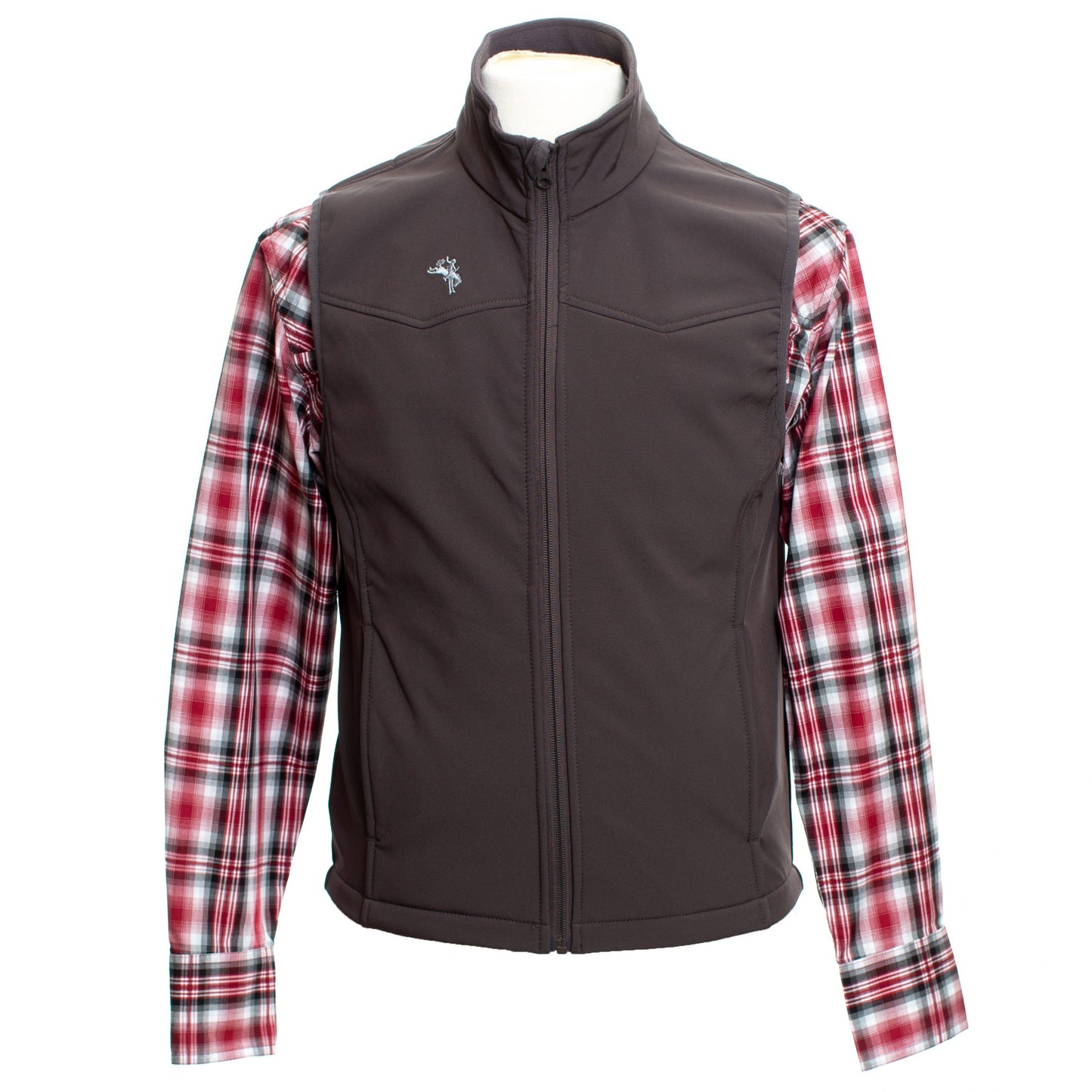 Morgan Vest Charcoal Front