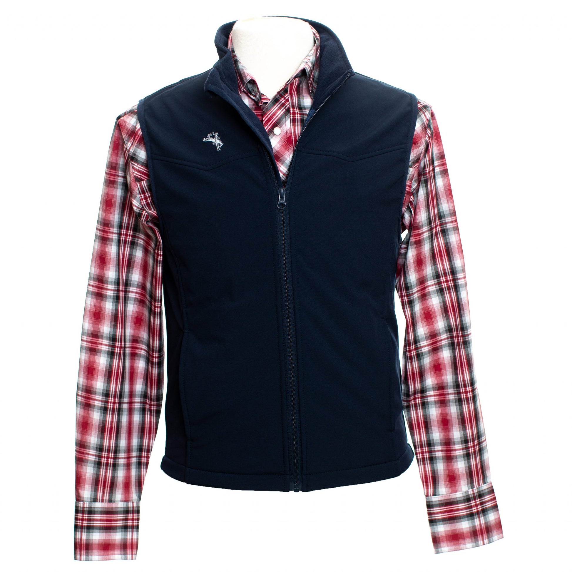 Morgan Vest Navy Front 2