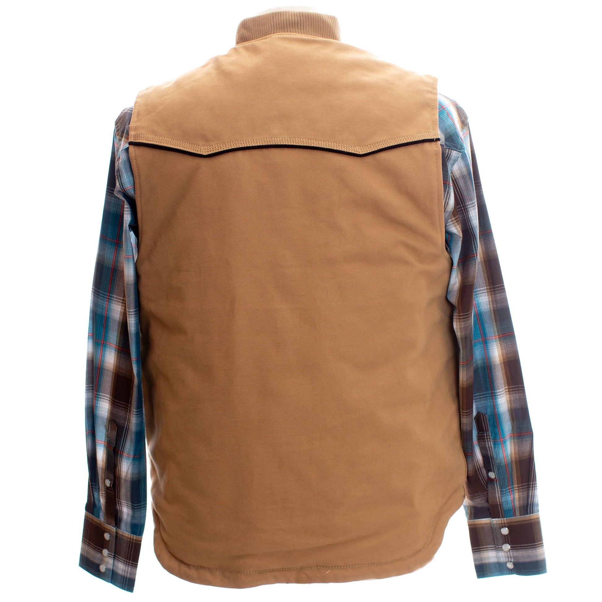 Mountain Vest Tan Back