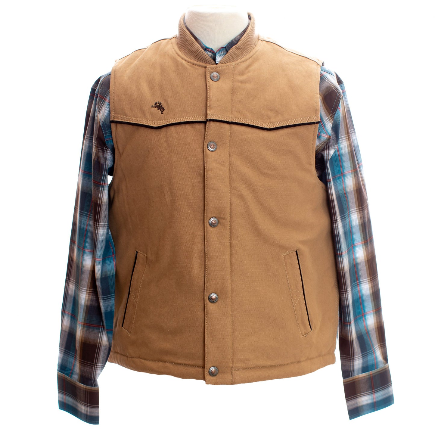 Mountain Vest Tan Front