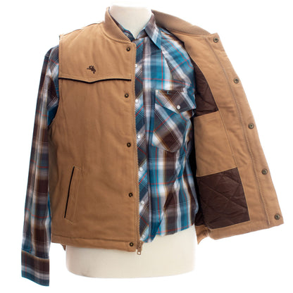 Mountain Vest Tan Inside