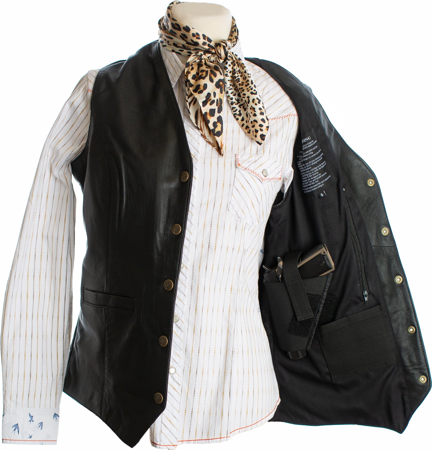 Oakley Concealed Carry Leather Vest