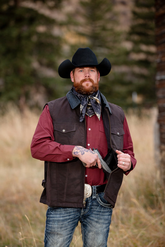 Oilskin Concealed Carry Vest