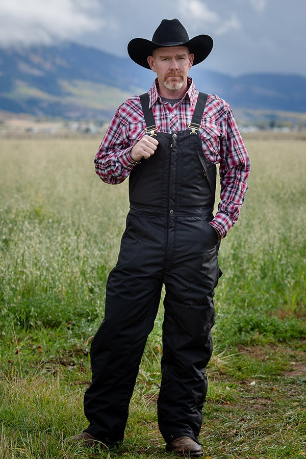 Oxford Bib Overalls Black
