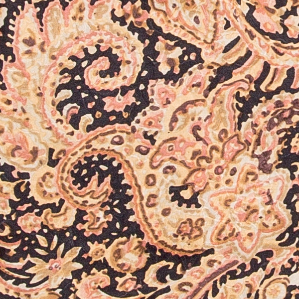 Paisley Gold & Black