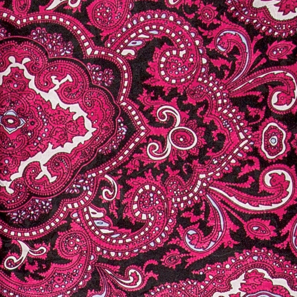 Paisley Red & Black