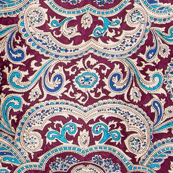 Paisley Red & Gold